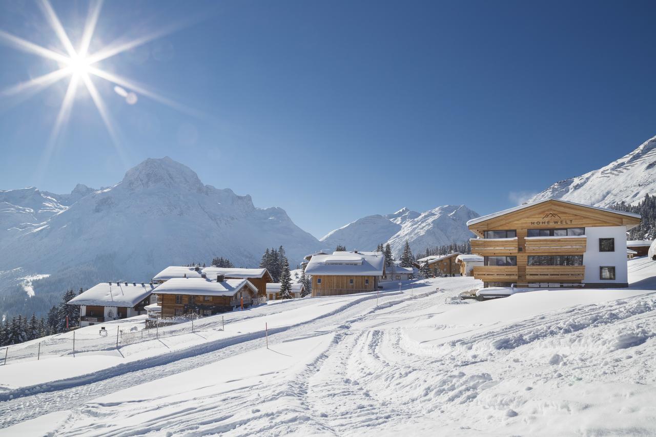 Chalet Hohe Welt - Luxury Apartments ليش ام ارلبرغ المظهر الخارجي الصورة